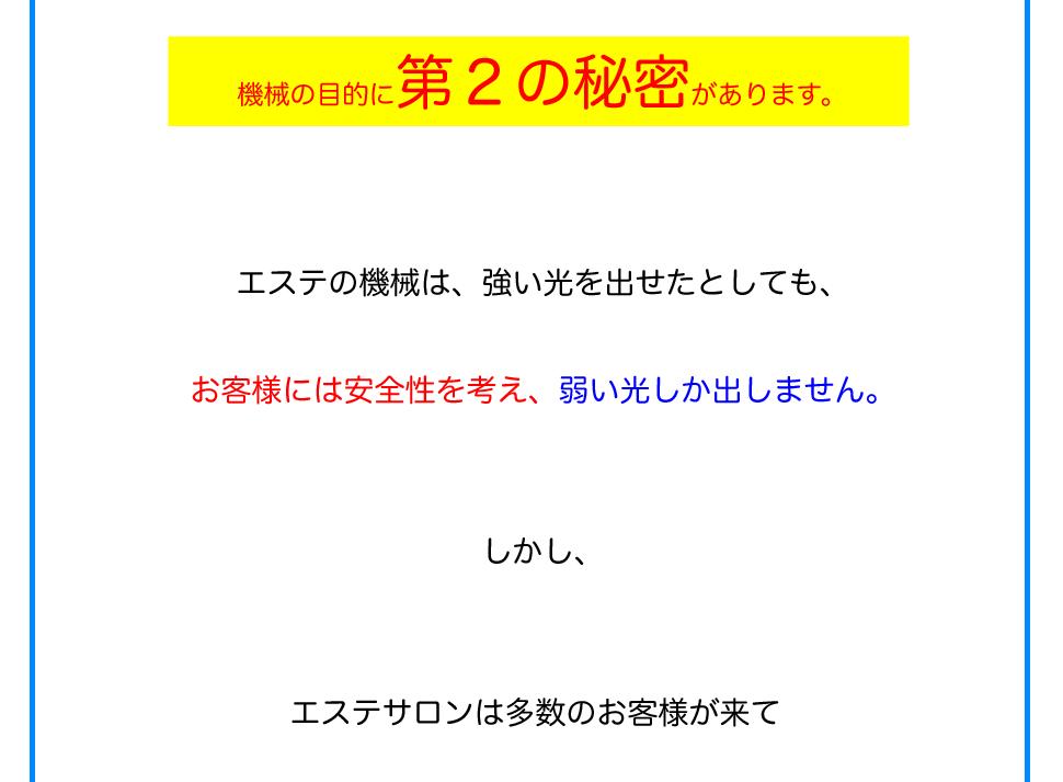 いつでも自分のペースで照射出来るケノン
