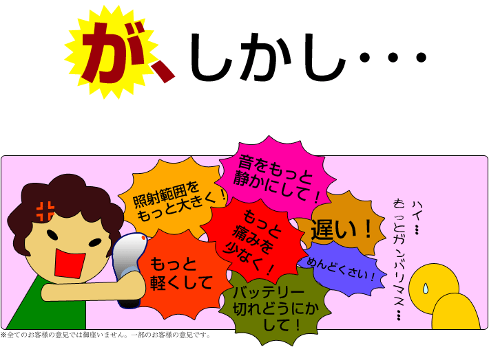 家庭用で処理