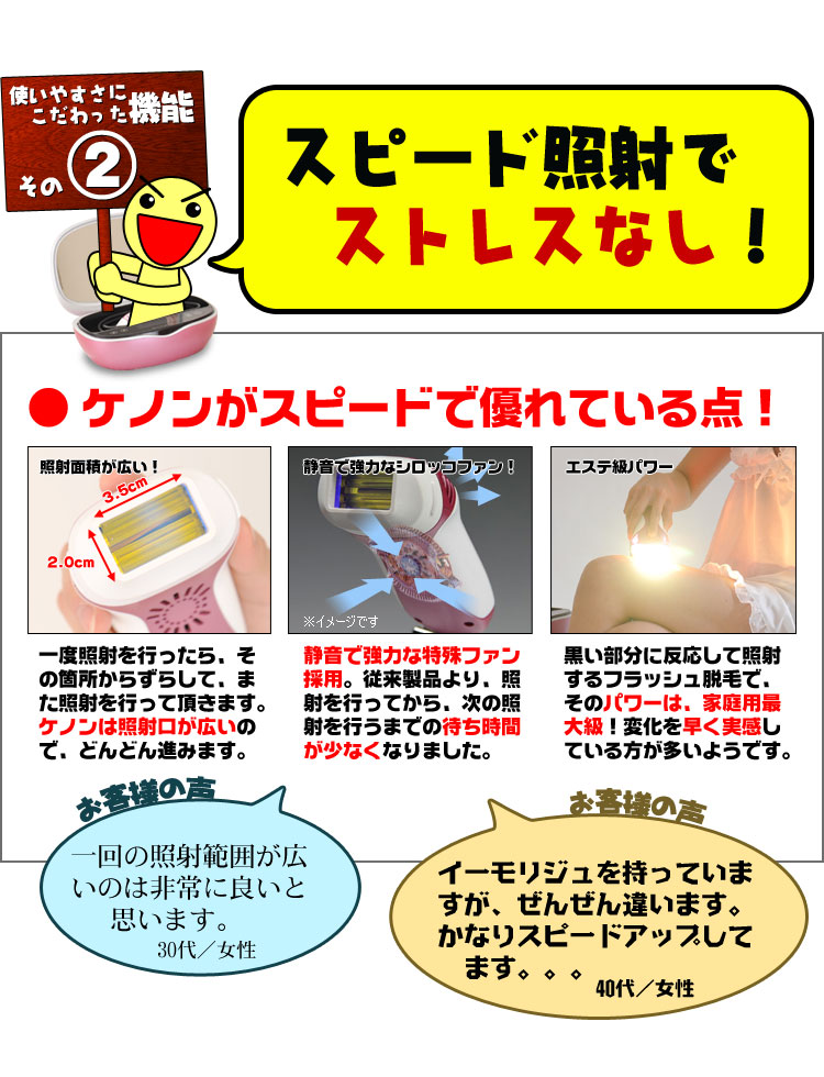 照射レベルを調節する